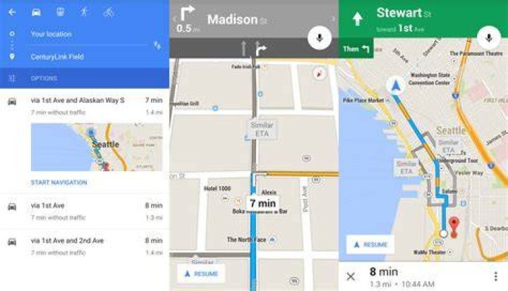 How do I change the navigation arrow on Google Maps Android?