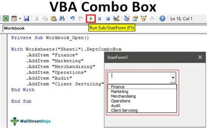 How do I use UserForm ComboBox?