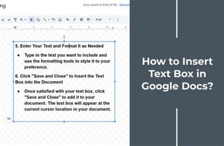 How do you insert a textbox in Google Docs on iPad?