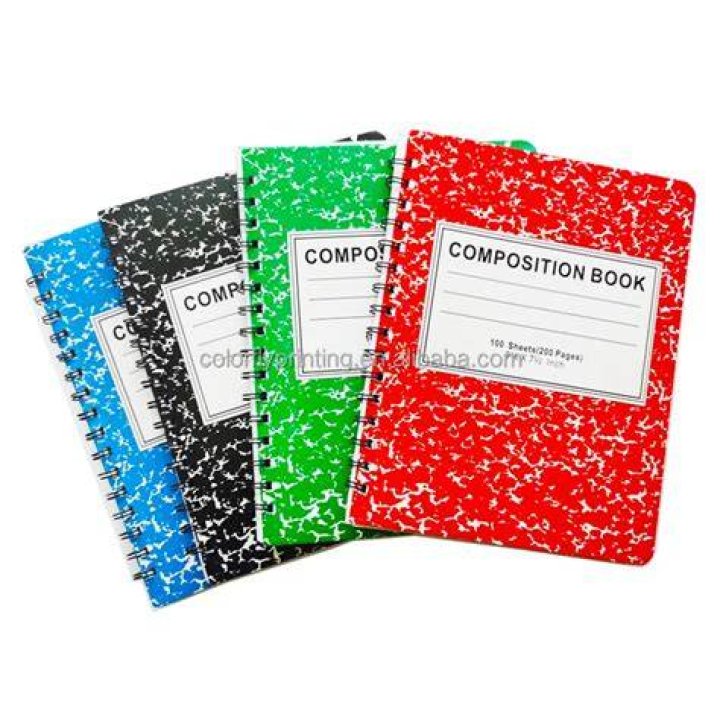 What is a spiral composition book?