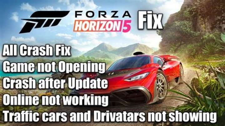 Why does Forza Horizon 4 keep crashing?