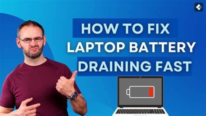 Why does my gaming laptop battery drain so fast?
